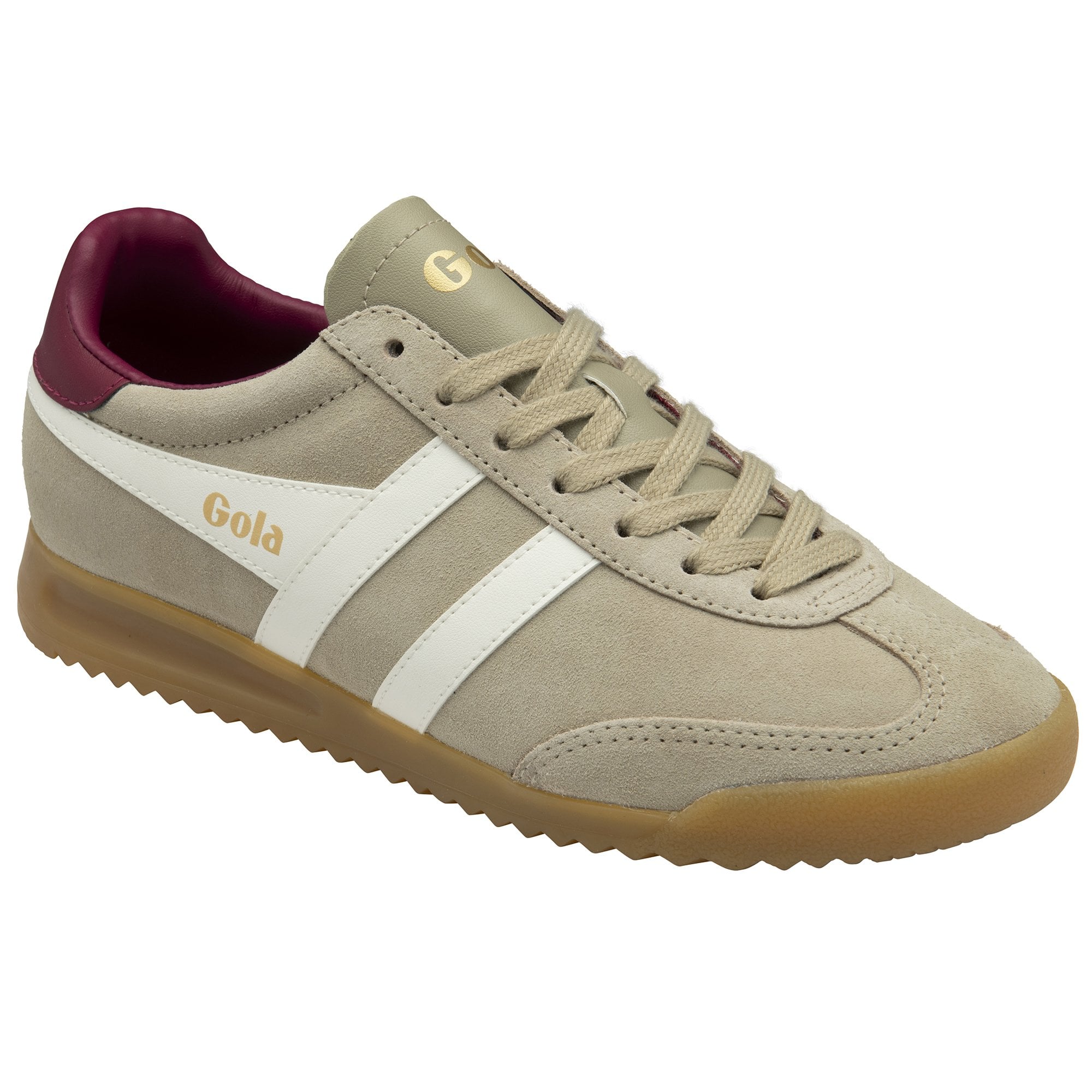 gola-torpedo-damen-sneaker-beige-off-white-kirschrot image 2