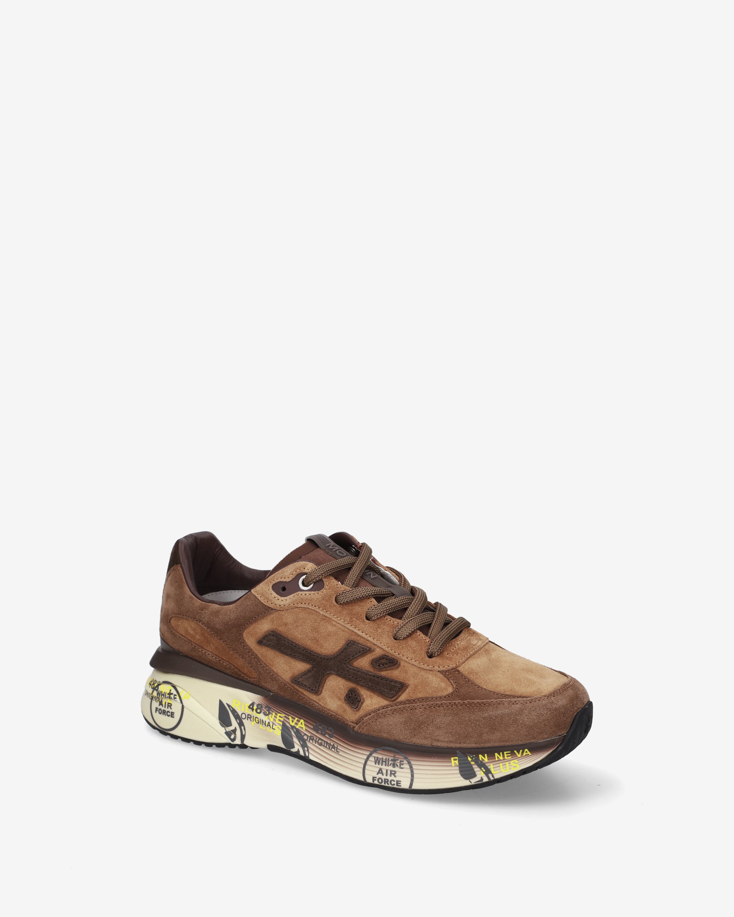 premiata-moerun-8539-herren-sneaker-braun-suede image 4