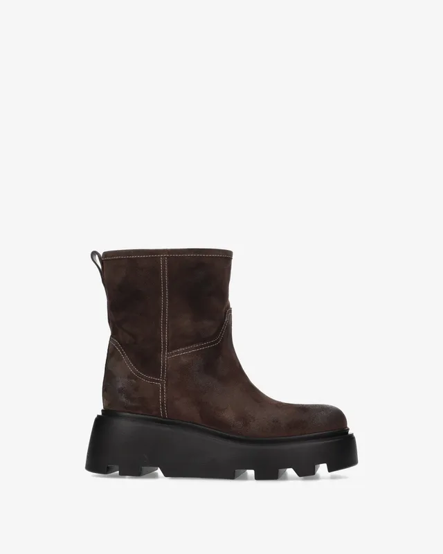 premiata-stiefelette-damen-rind-velours-moka-maxi-sohle image 1