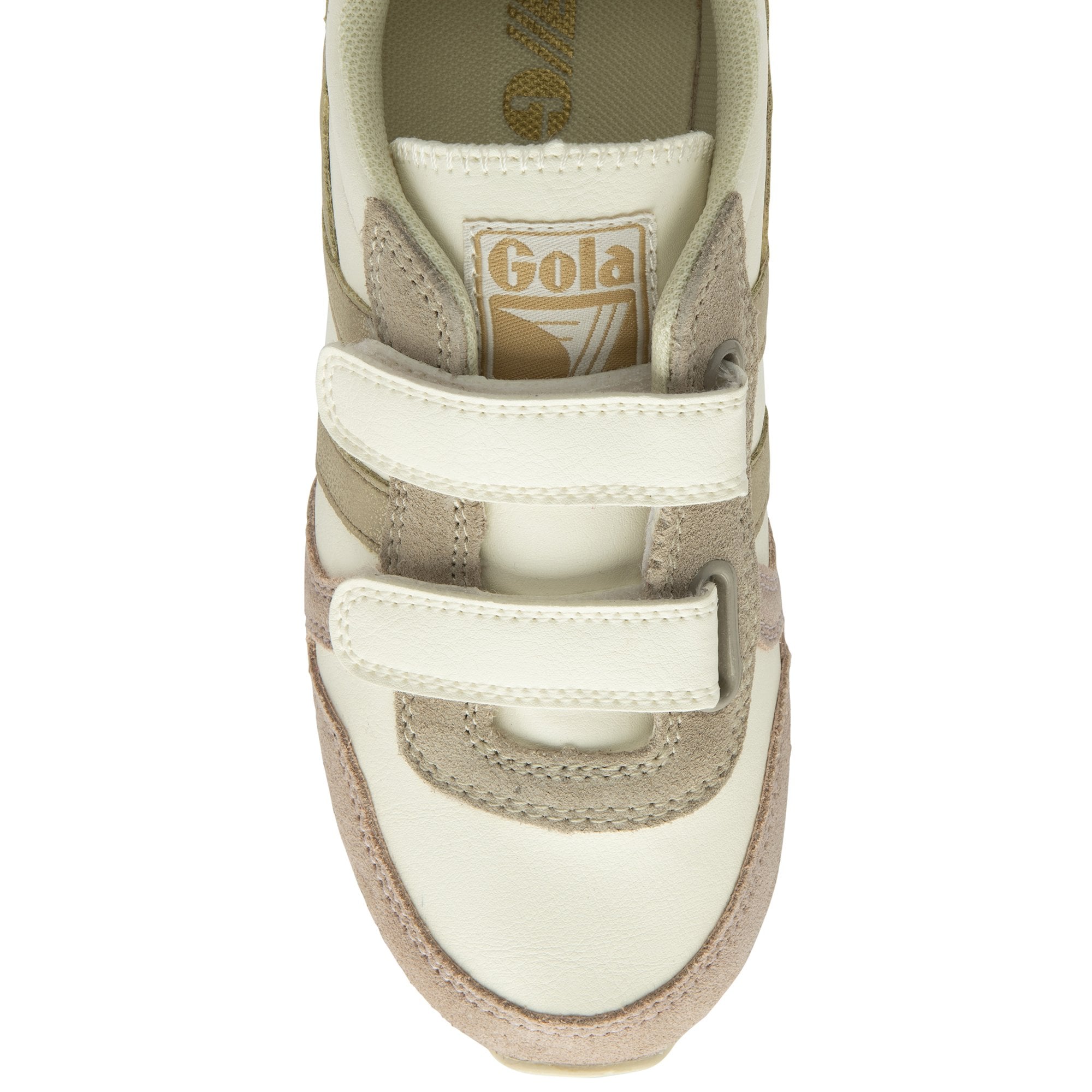 gola-daytona-quadrant-strap-kinder-sneaker-creme-pink-gold image 5