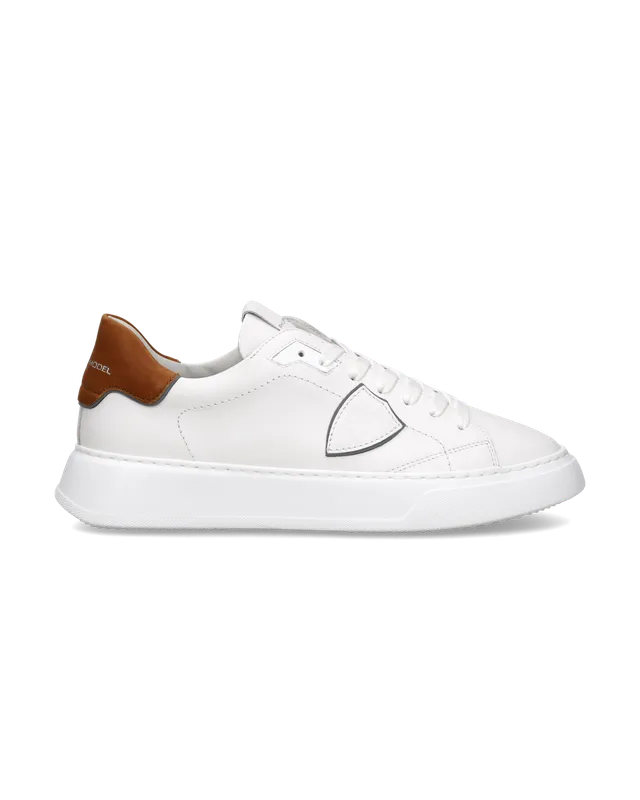 philippe-model-temple-herren-sneaker-wei-cognac image 1
