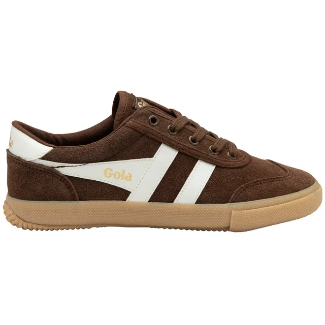 gola-badminton-wildleder-sneaker-f-r-damen-dunkelbraun-cremewei image 1