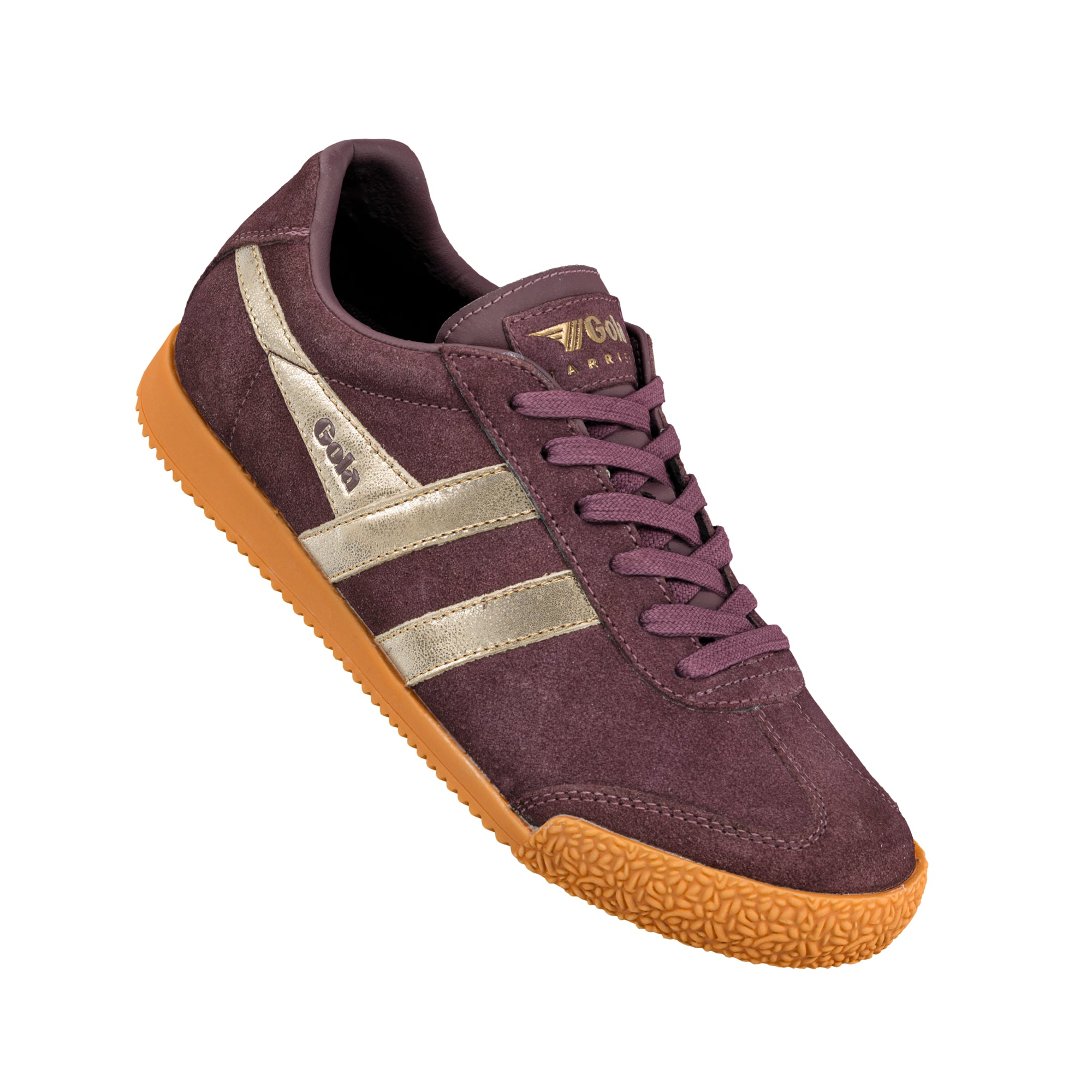 gola-harrier-mirror-damen-spiegel-sneaker-kakaobraun-gold image 5