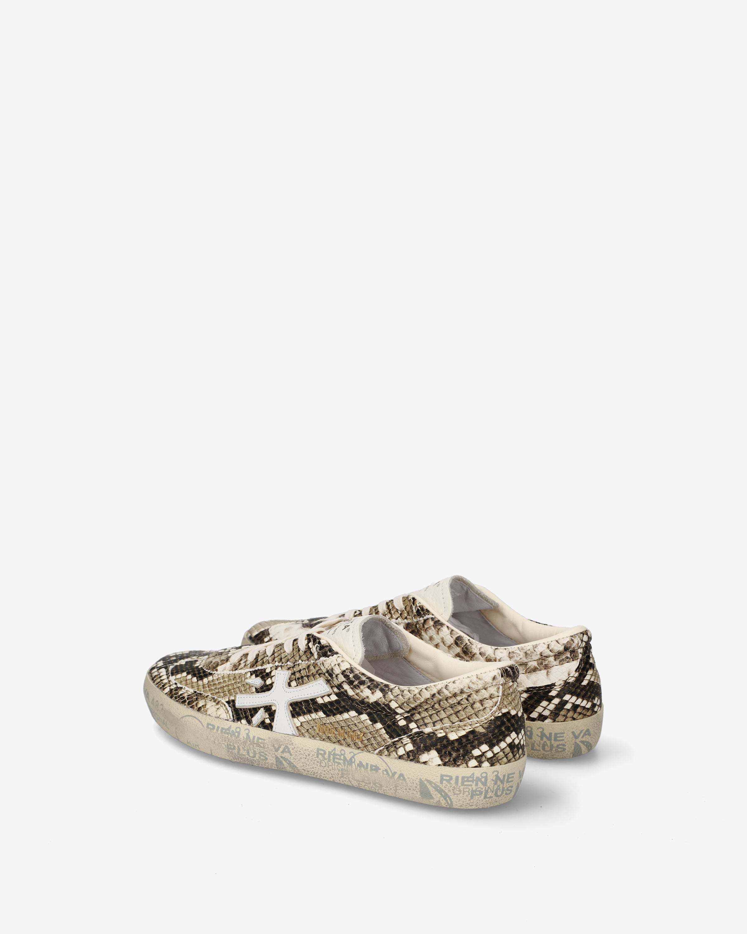 premiata-davidd-8099-sneaker-animalier-beige-schwarz image 5