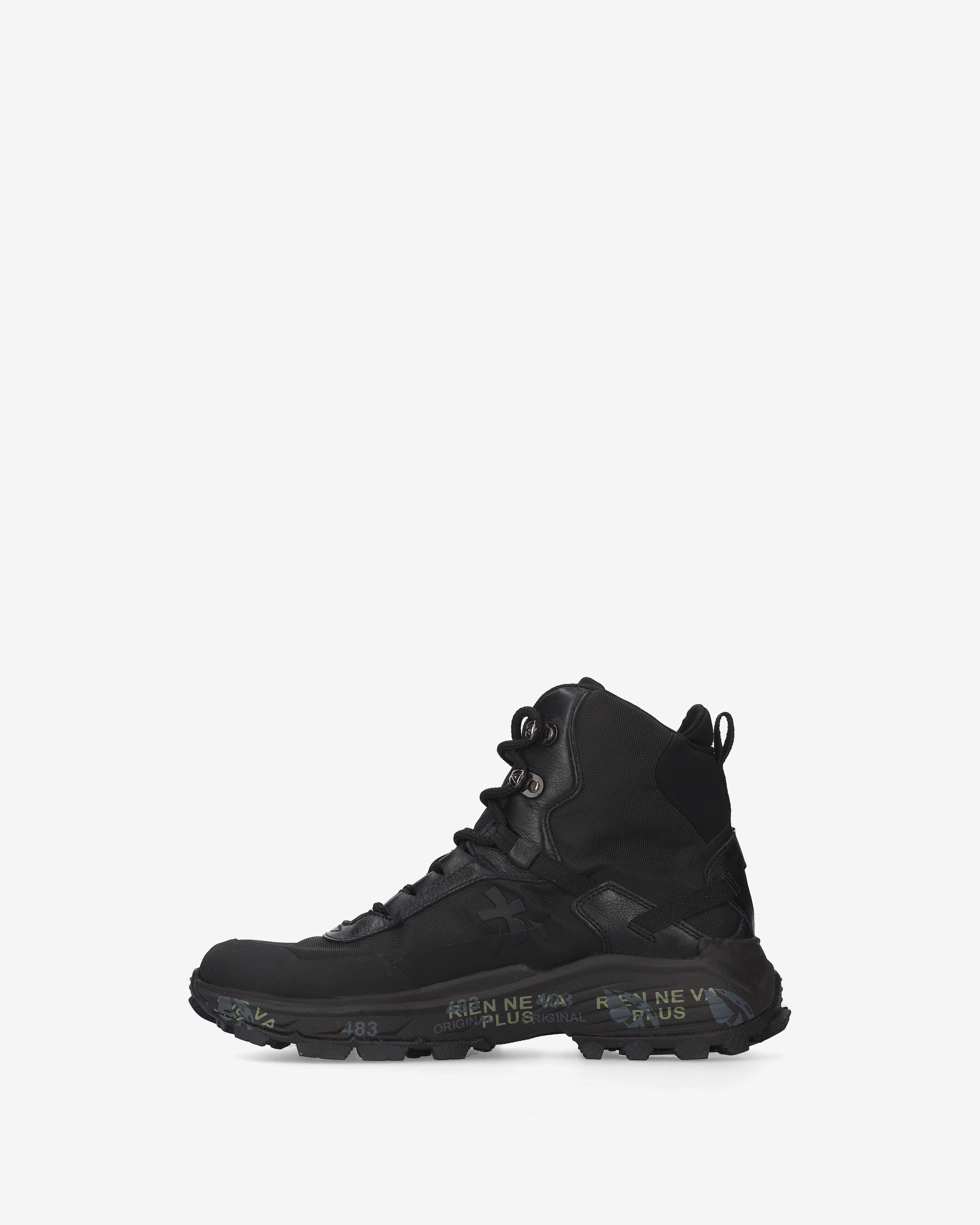 premiata-trivor-509-mid-sneaker-herren-schwarz image 3
