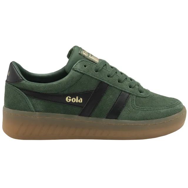 gola-grandslam-wildleder-sneaker-damen-evergreen-schwarz image 1
