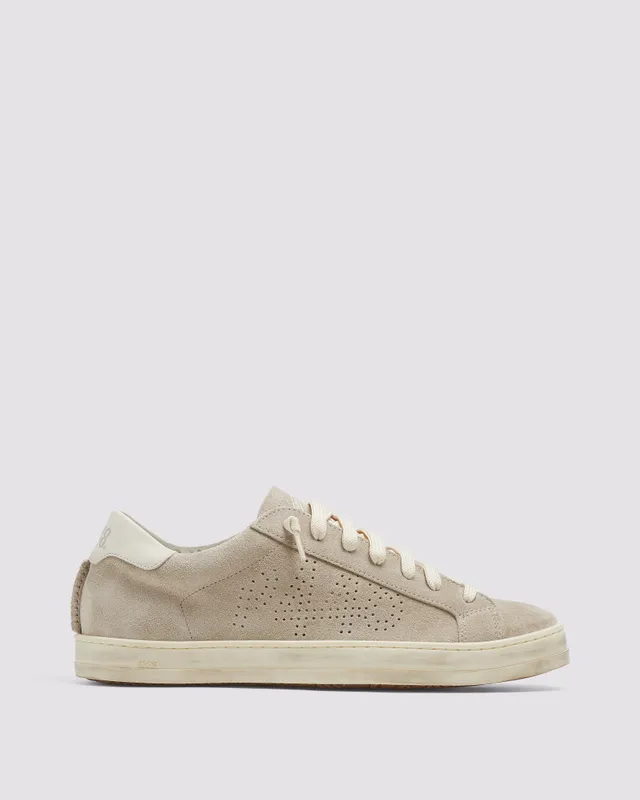 p448-john-deco-low-top-sneaker-sand-grau image 1