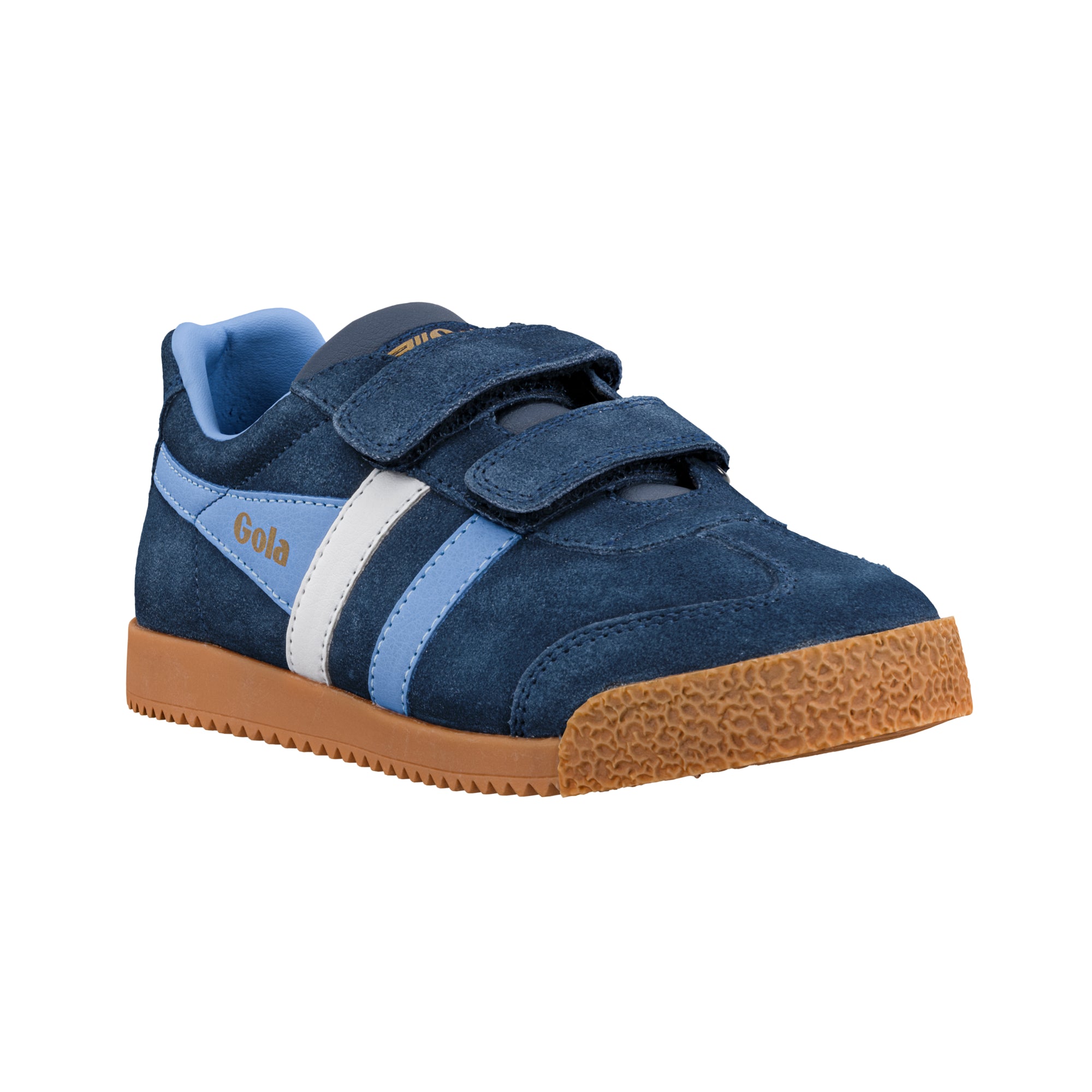 gola-harrier-strap-kinder-sneaker-mit-klett-aus-wildleder image 2