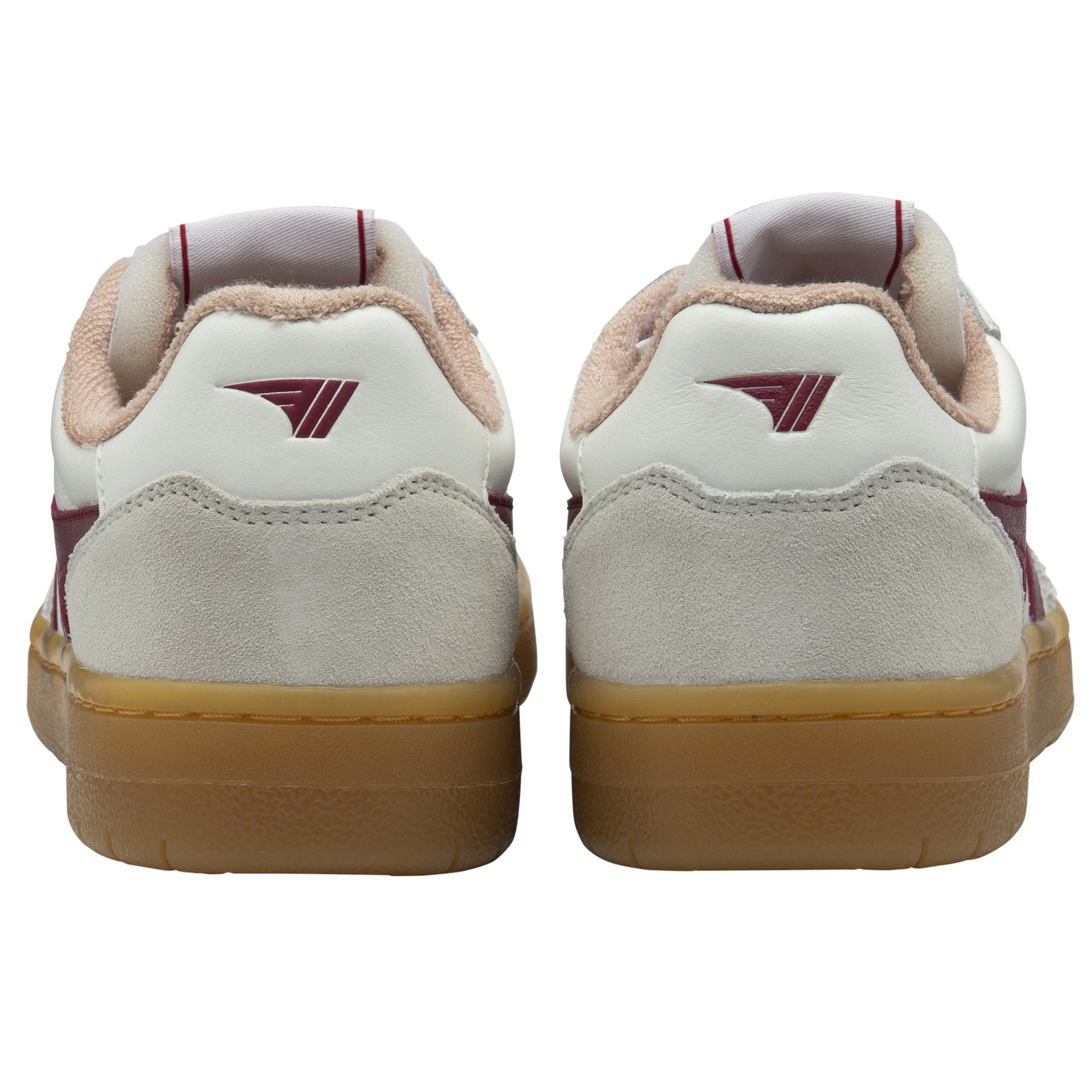gola-eagle-86-sneaker-f-r-damen-wei-leder-kirschrot image 4