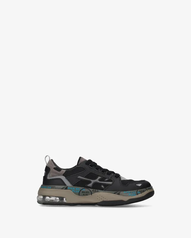 premiata-drake-404-herren-sneaker-schwarz-mit-air image 1