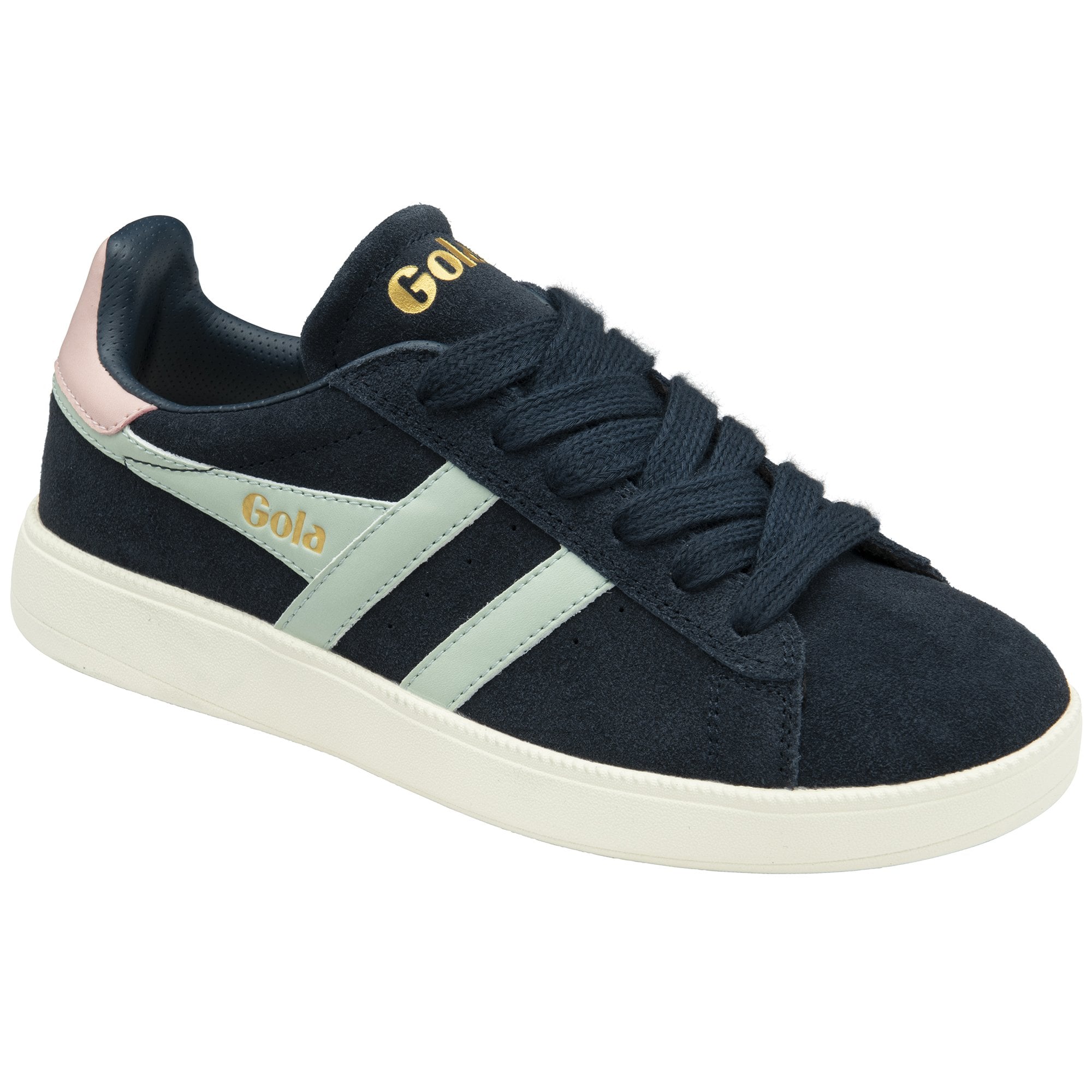 gola-aztec-damen-sneaker-wildleder-marineblau-hellblau image 2