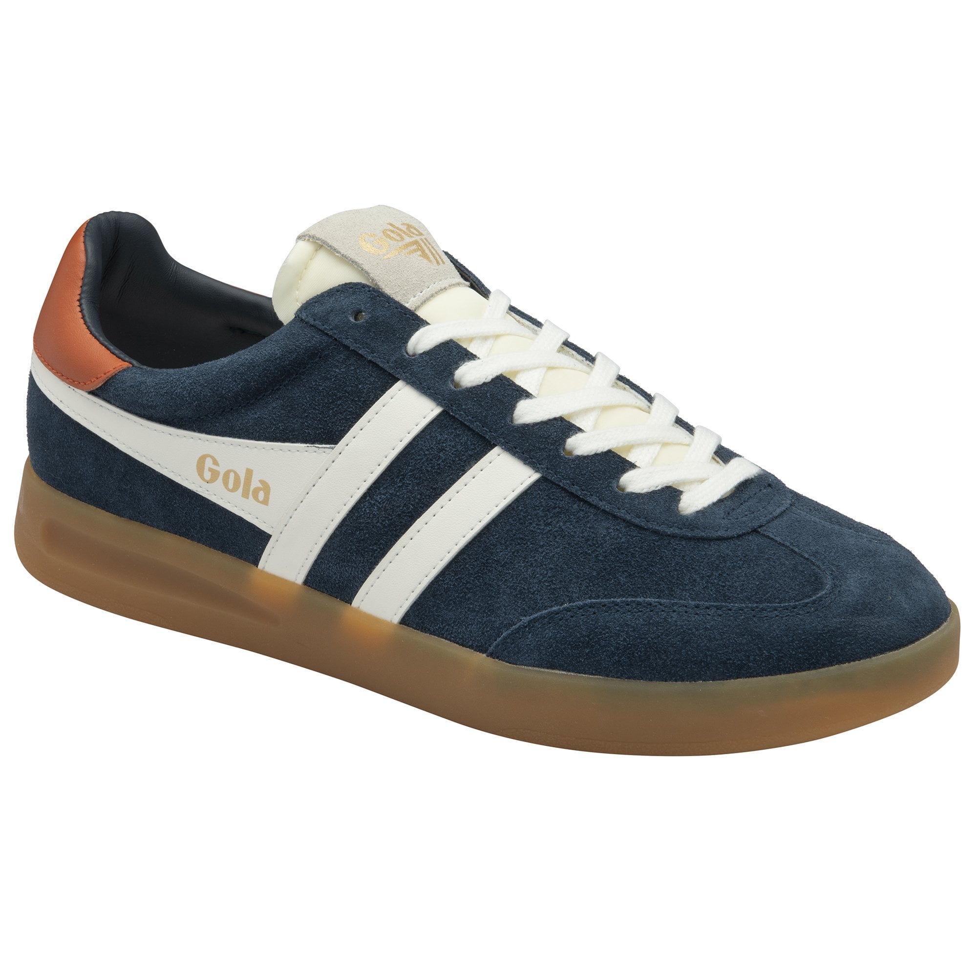 gola-cyclone-sneaker-f-r-herren-marineblau-creme-orange image 2