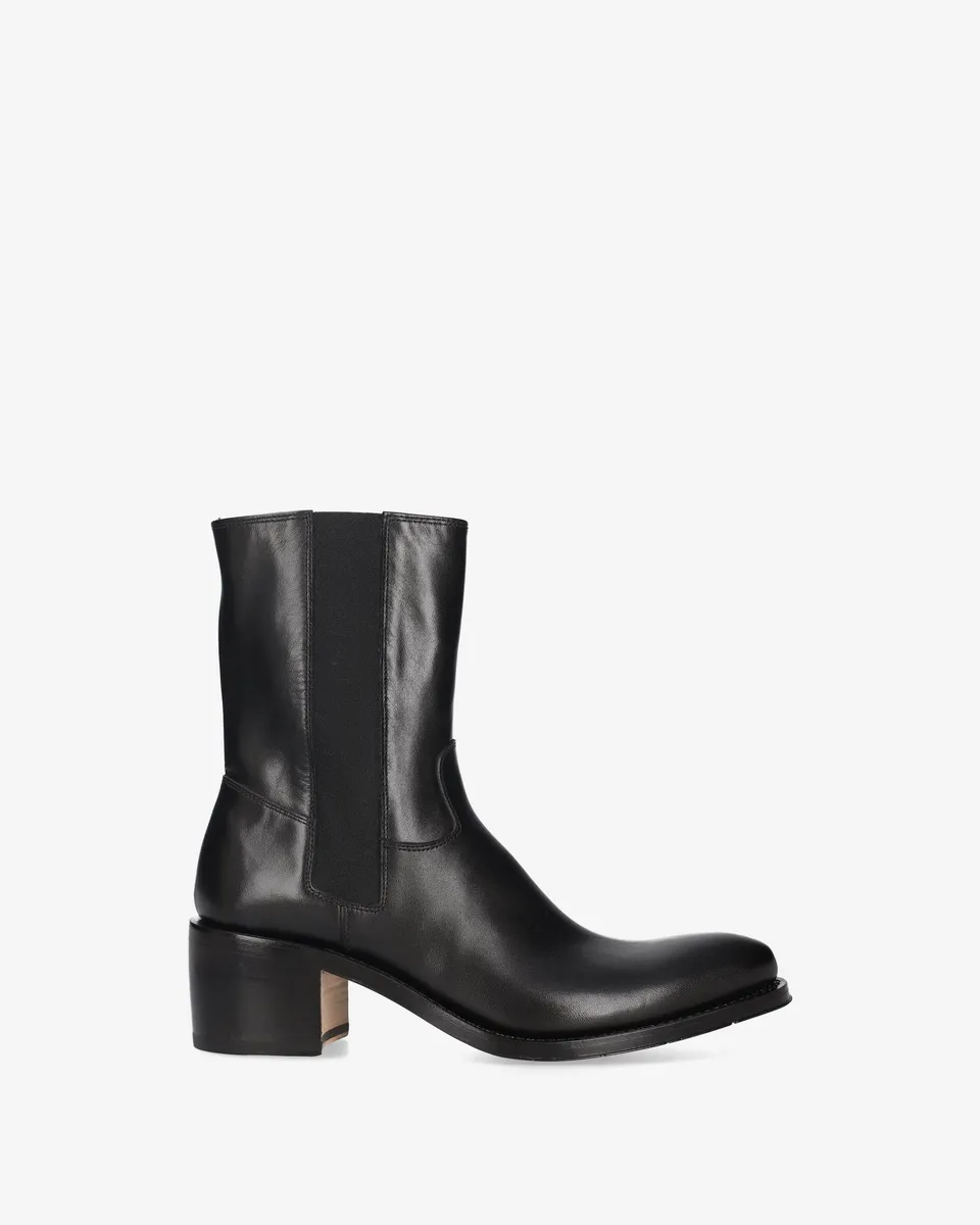 premiata-stivaletti-pelle-nera-camperos-boots-damen-60mm image 1