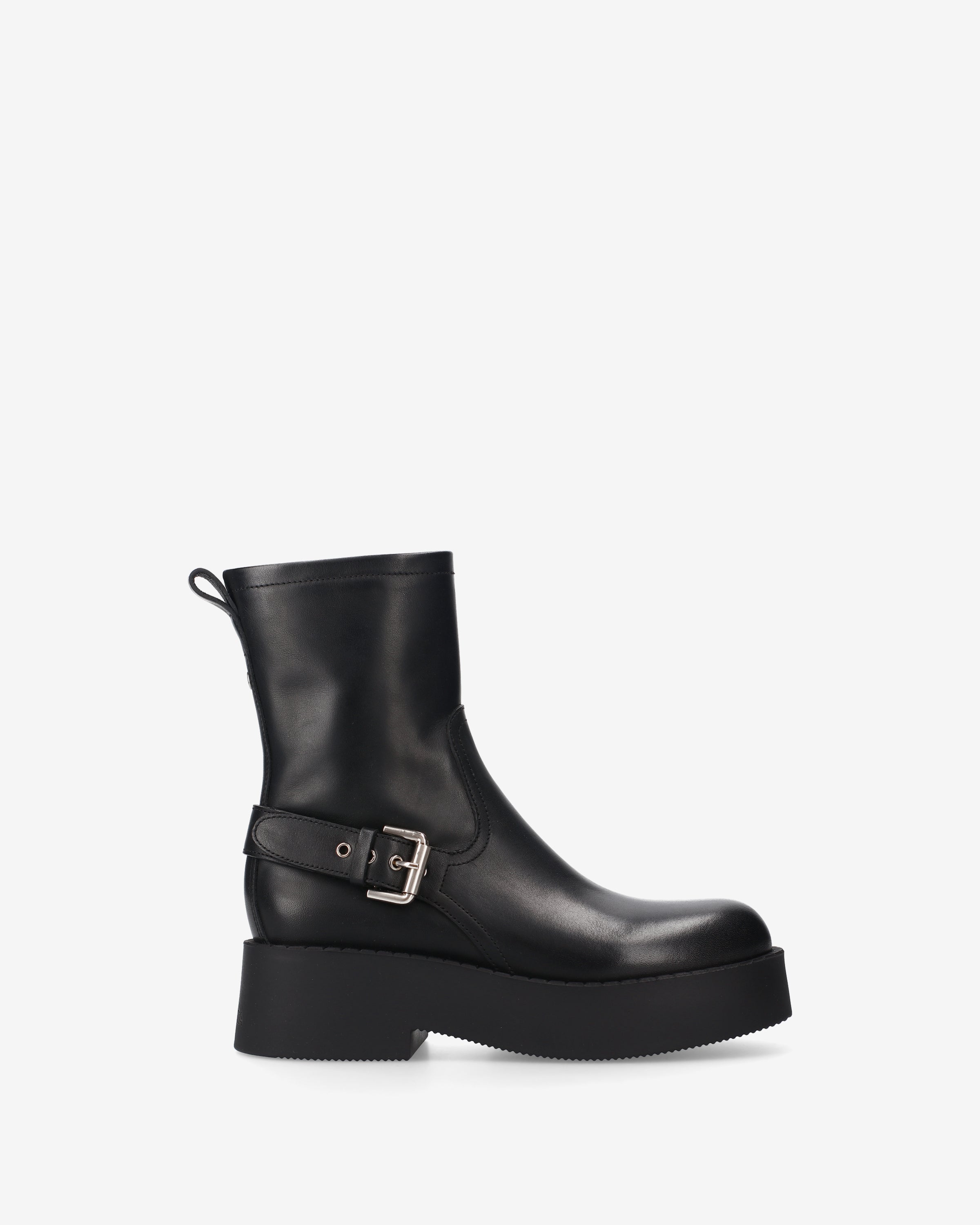 premiata-stivaletti-in-pelle-nera-damen-ankle-boots-aus-kalbsleder-schwarz image 1