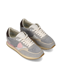 philippe-model-blville-damen-sneaker-silber-grau image 5
