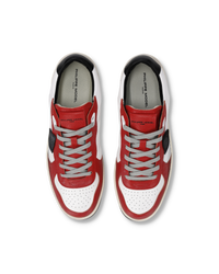 philippe-model-pgal-herren-sneaker-wei-rot-schwarz image 5