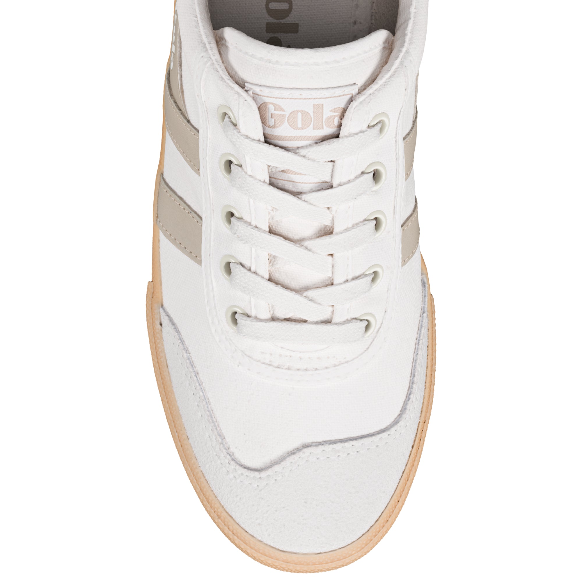 gola-badminton-sneaker-f-r-damen-cremewei-federgrau-canvas image 4