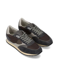 philippe-model-blville-herren-sneaker-grau-anthrazit-braun-elfenbein image 4