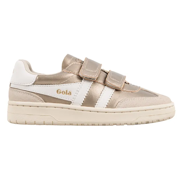 gola-viper-glimmer-strap-kinder-sneaker-gold-klettverschluss image 1