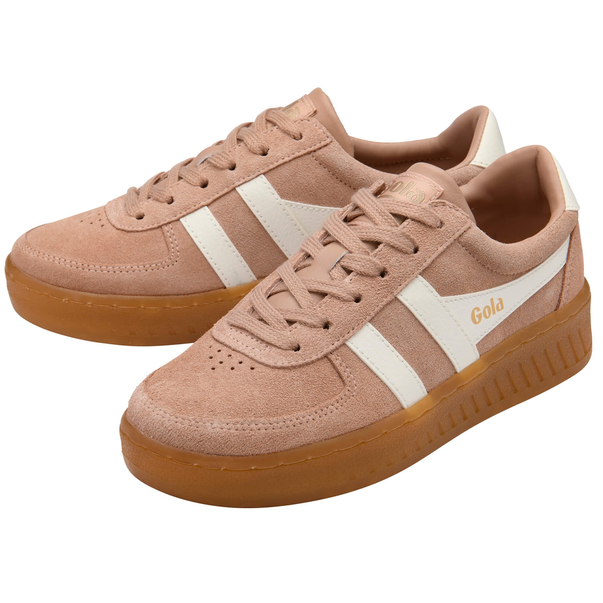 gola-grandslam-wildleder-sneaker-f-r-damen-cameo-off-white image 3