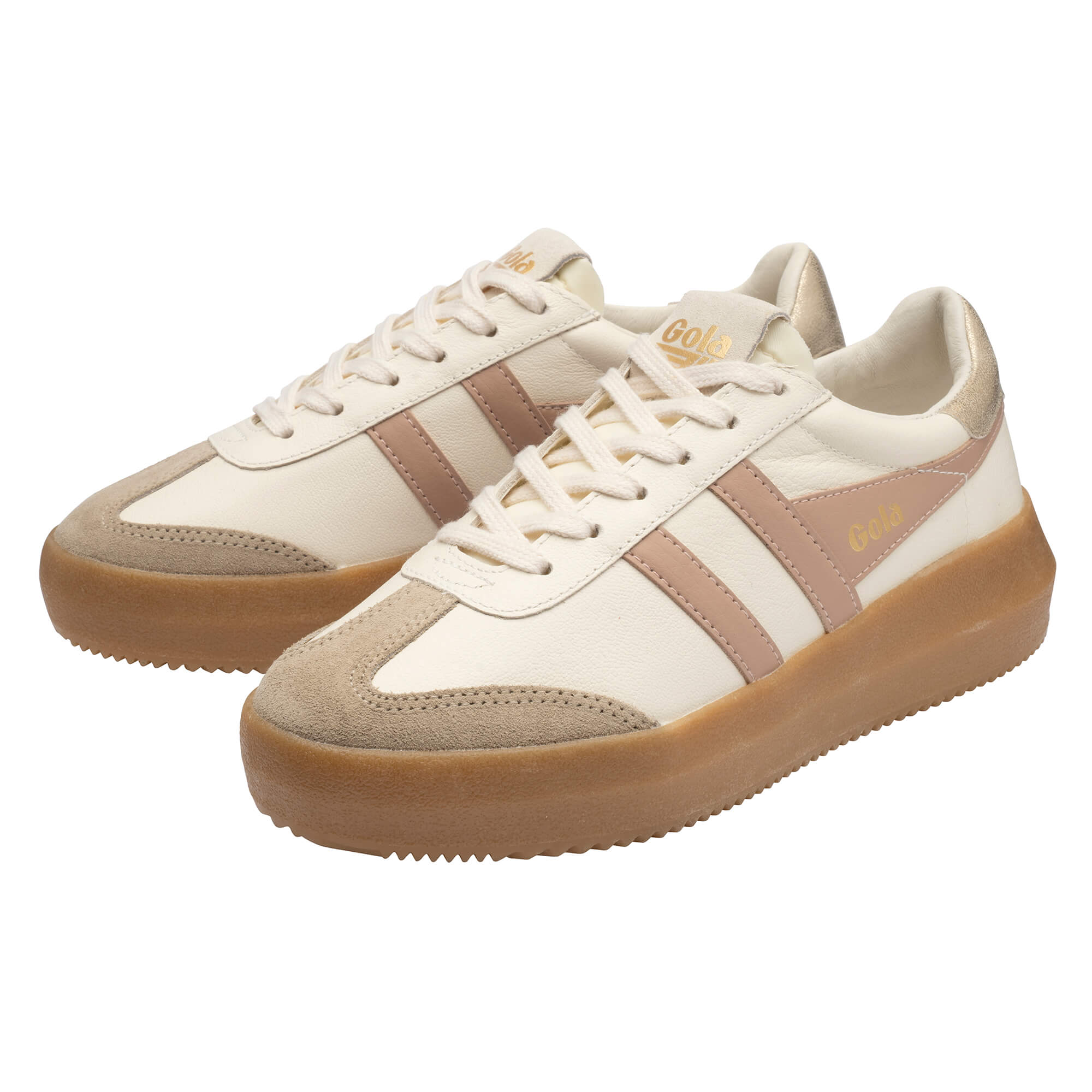 gola-athena-leder-sneaker-f-r-damen-off-white-bone image 3