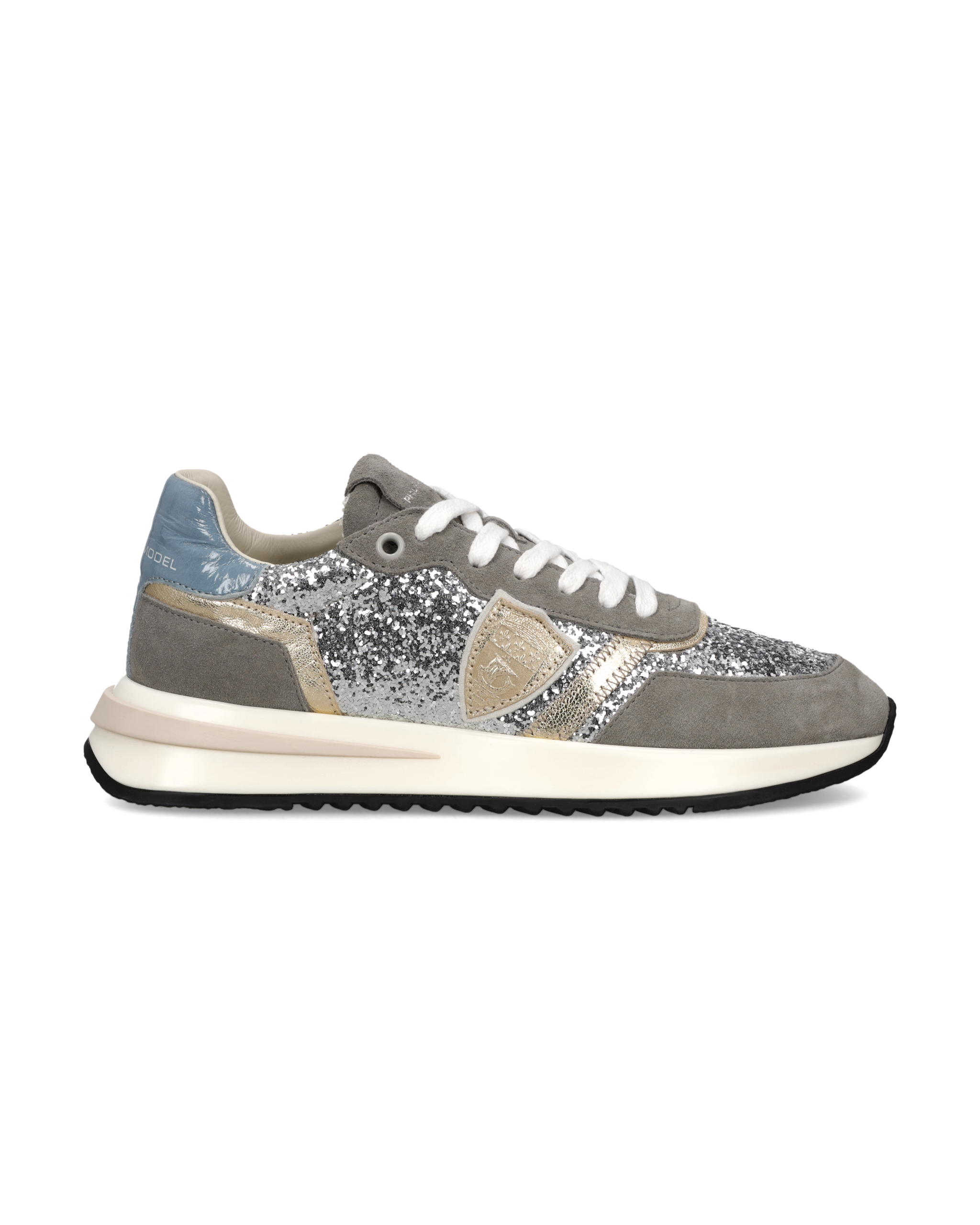 philippe-model-tropez-2-1-sneaker-damen-silber-hellblau-grau image 1