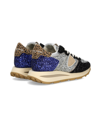 philippe-model-tropez-haute-damen-sneaker-schwarz-bluette-silber image 2