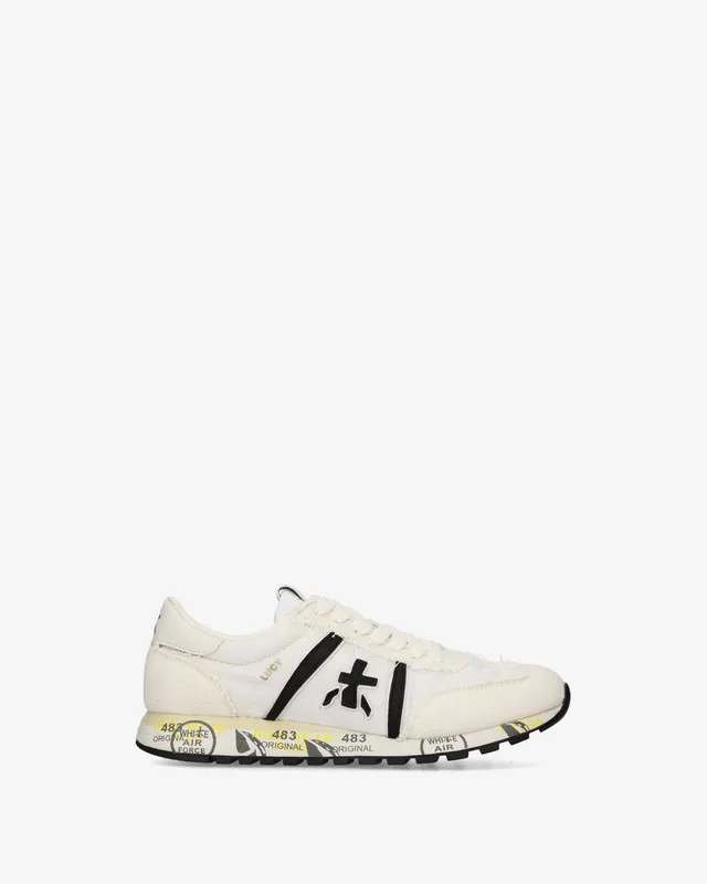 premiata-lucyd-0-1-8139-sneaker-damen-panna-schwarz-retro-running image 1