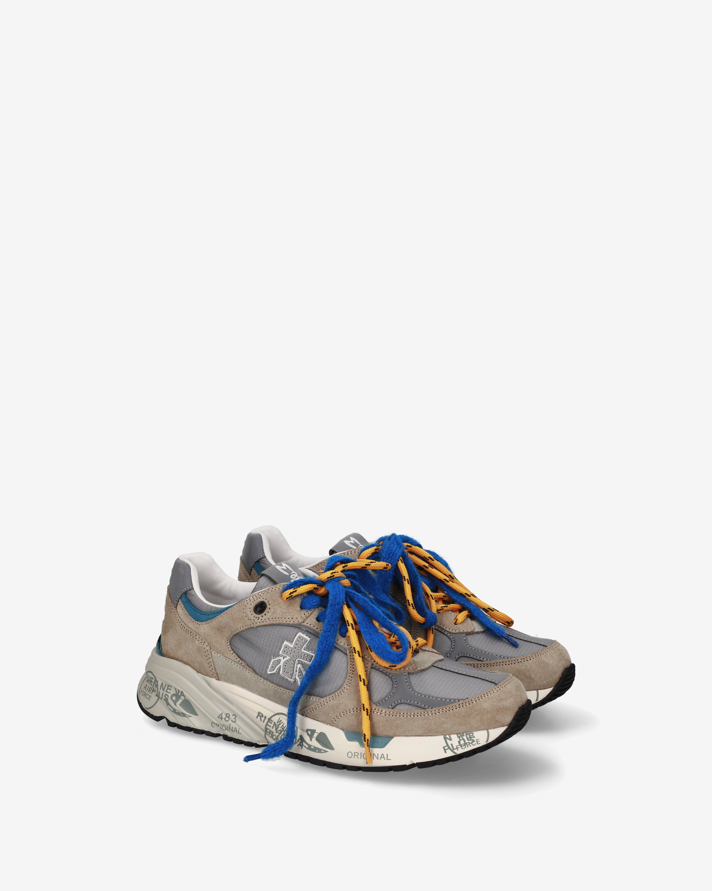 premiata-mased-8520l-sneaker-damen-beige-grau image 2