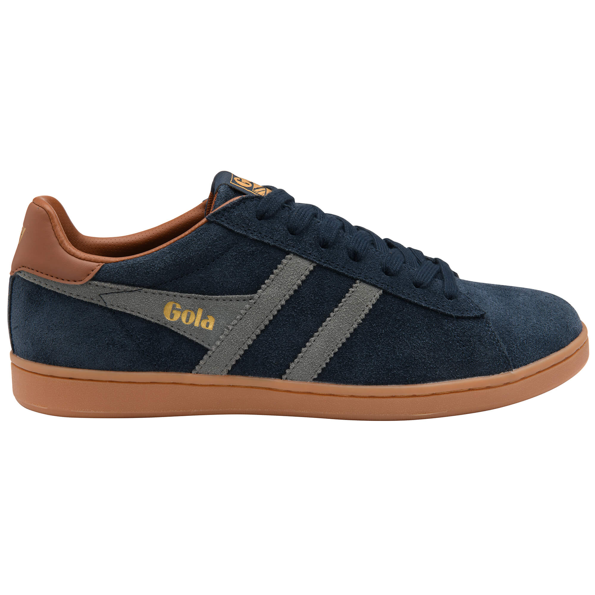 gola-equipe-ii-herren-turnschuhe-aus-wildleder-navy-grau image 1