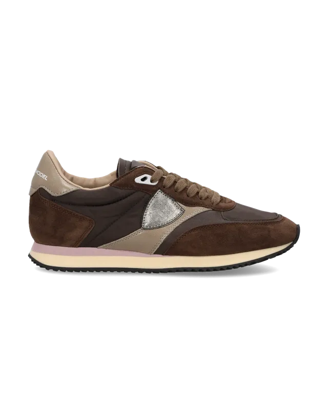 philippe-model-blville-damen-sneaker-braun-beige-2 image 1