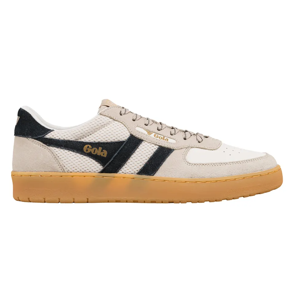 gola-hawk-83-herren-sneaker-beige-schwarz-mesh image 1