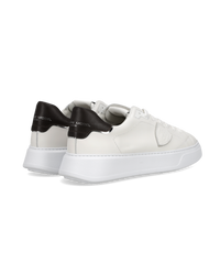 philippe-model-temple-herren-sneaker-wei-dunkelbraun image 2
