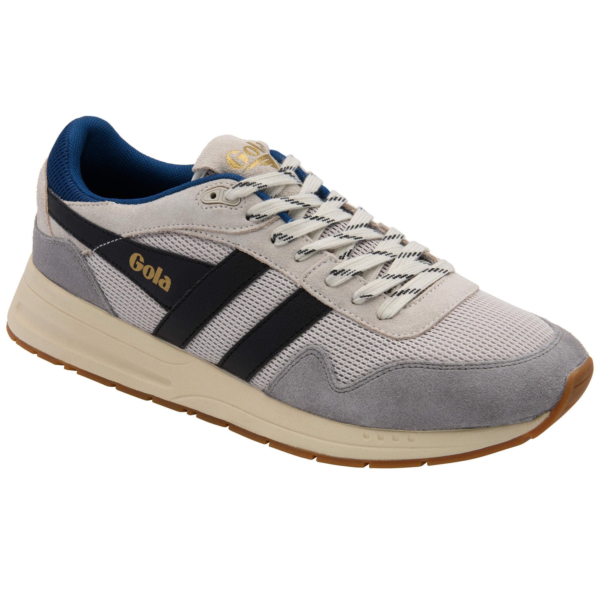 gola-delta-sneaker-f-r-herren-cremewei-zementgrau-schwarz image 2