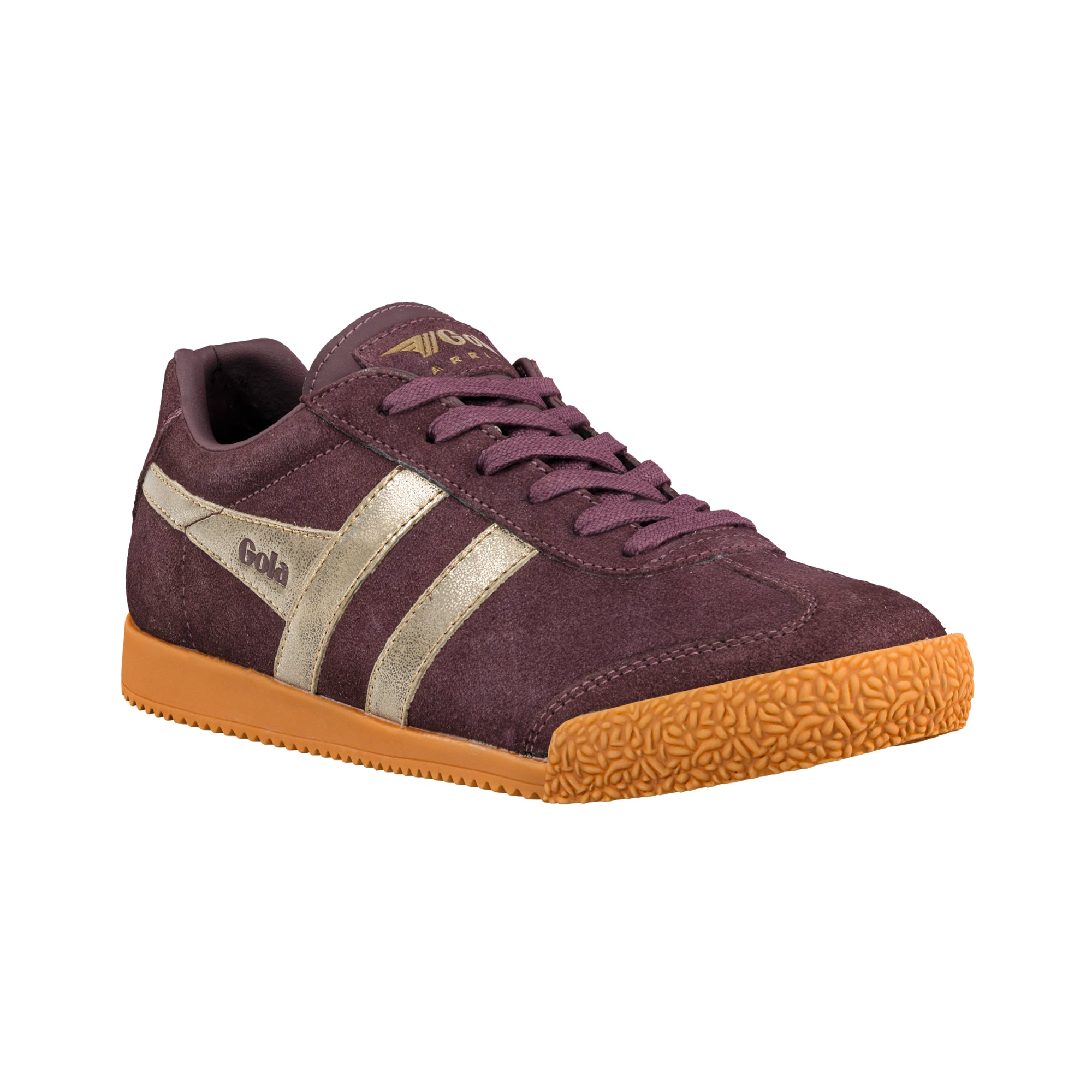 gola-harrier-mirror-damen-spiegel-sneaker-kakaobraun-gold image 2