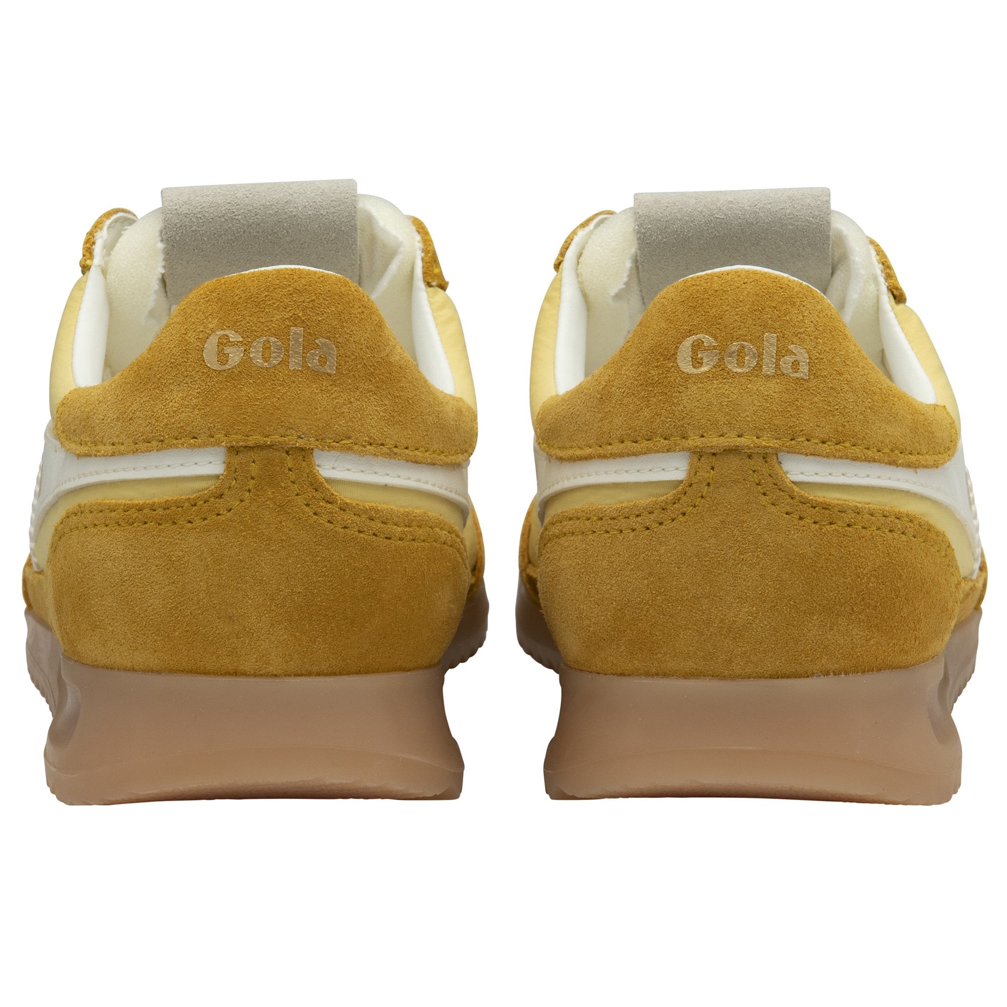 gola-firefly-sneaker-f-r-damen-gelb-off-white-nylon-wildleder image 4
