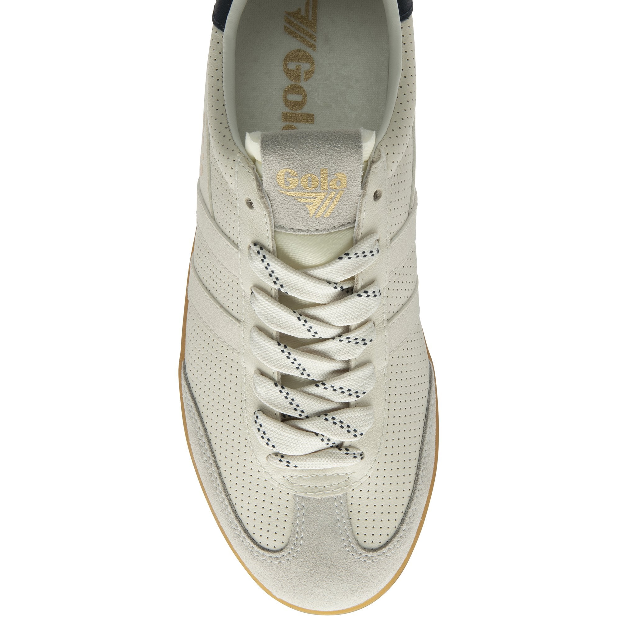 gola-cyclone-leather-76-herren-sneaker-cremewei-marineblau image 5