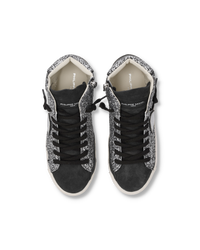 philippe-model-prsx-high-damen-sneaker-pailletten-schwarz-silber image 5
