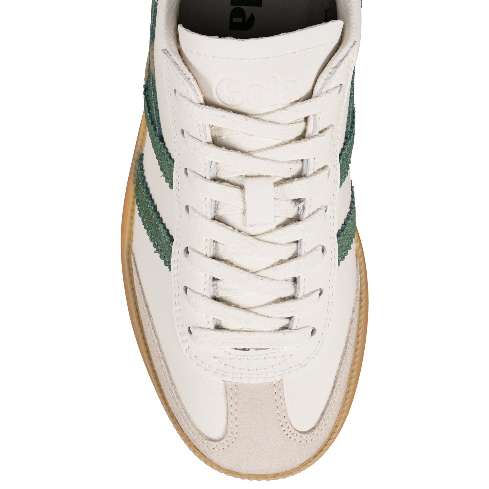 gola-viper-leder-damen-sneaker-off-white-olivgr-n image 4
