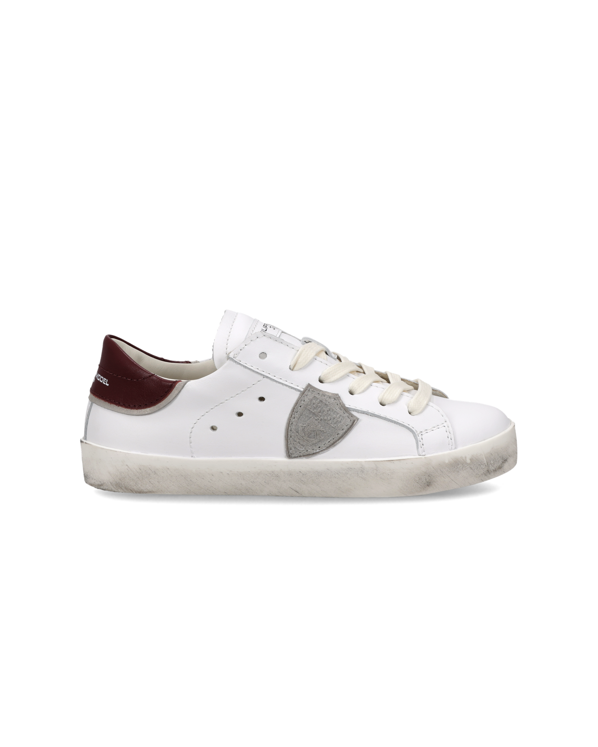 philippe-model-prsx-kids-kinder-sneaker-wei-bordeaux image 1