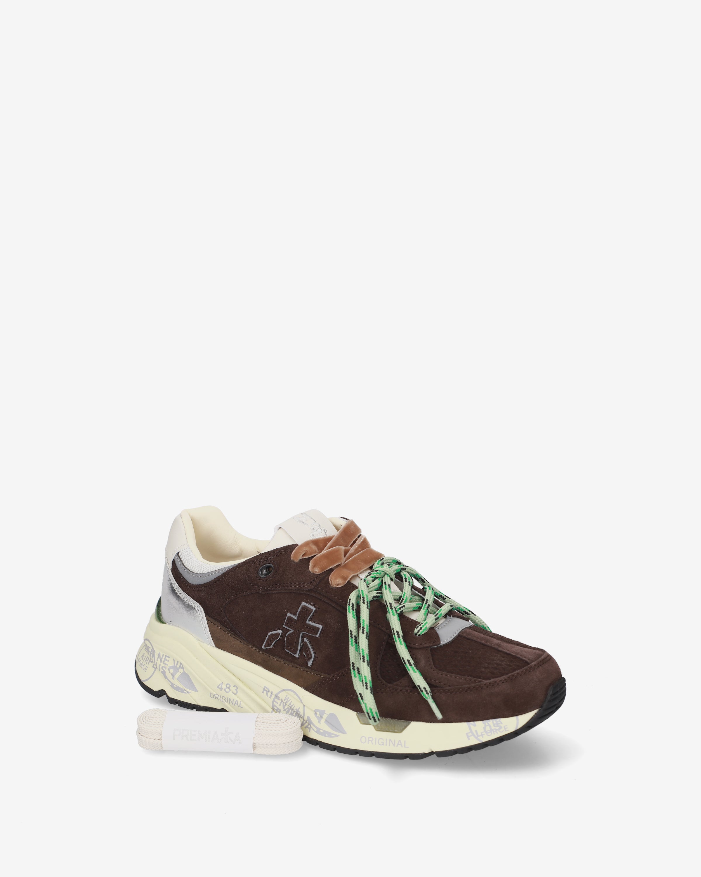 premiata-mased-8596l-sneaker-damen-dunkelbraun image 4