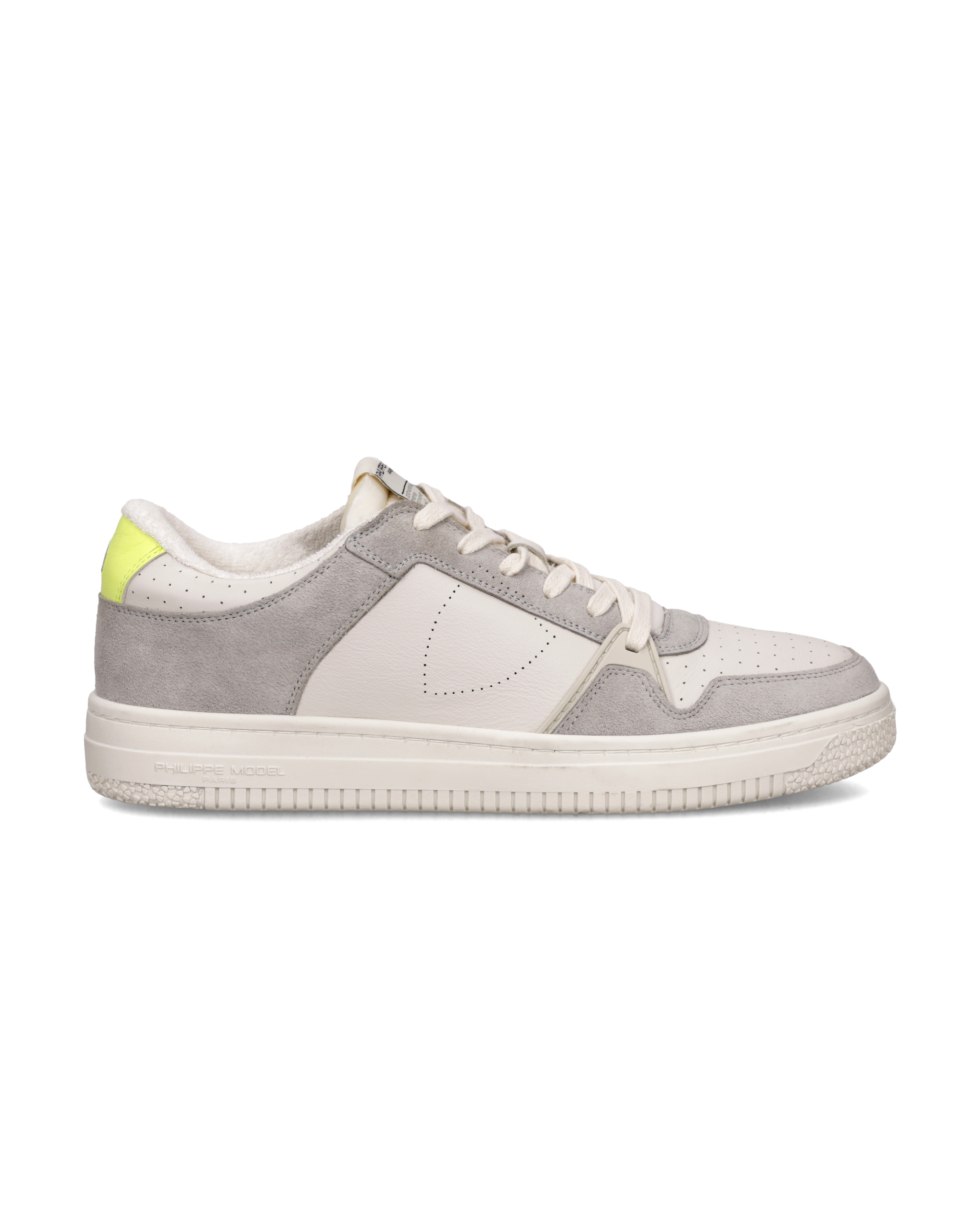philippe-model-la-grande-homme-sneaker-blanc-et-gris-wei-grau image 1