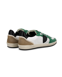 philippe-model-pgal-herren-sneaker-wei-flaschengr-n-schwarz image 2