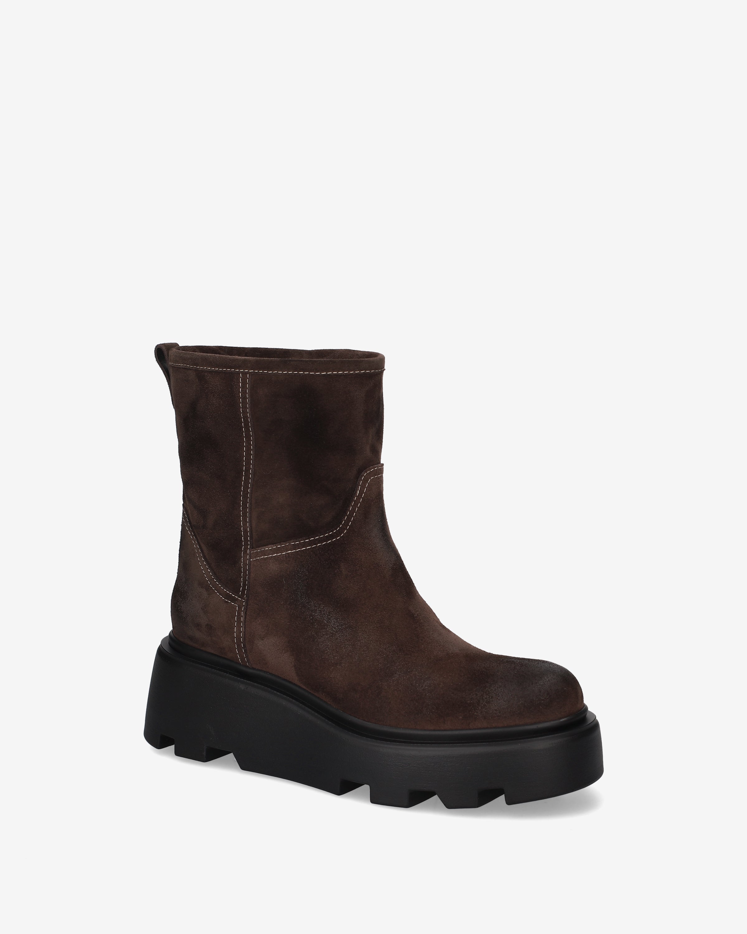 premiata-stiefelette-damen-rind-velours-moka-maxi-sohle image 4
