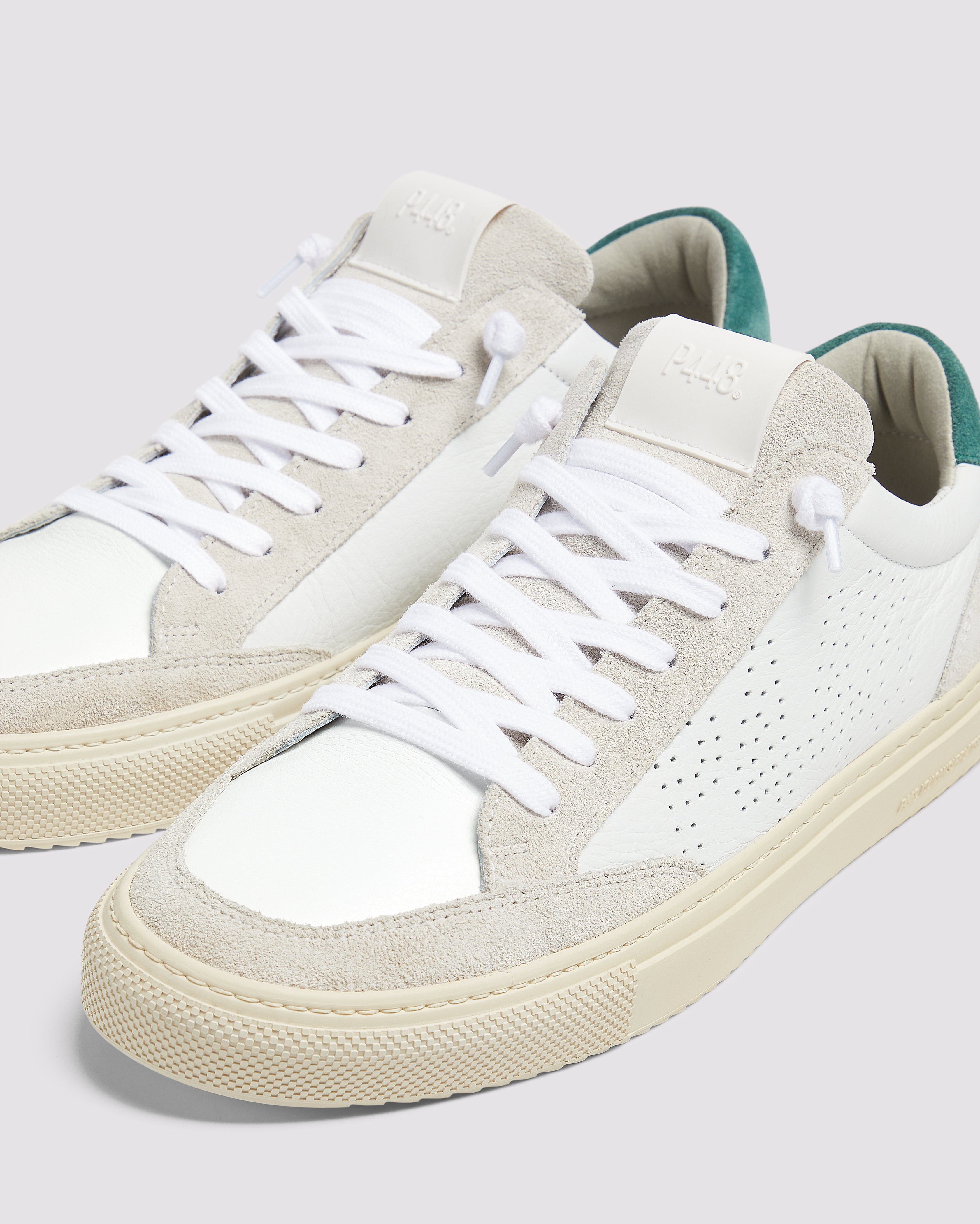 p448-soho-forest-herren-sneaker-wei-dunkelgr-n-leder-wildleder image 5