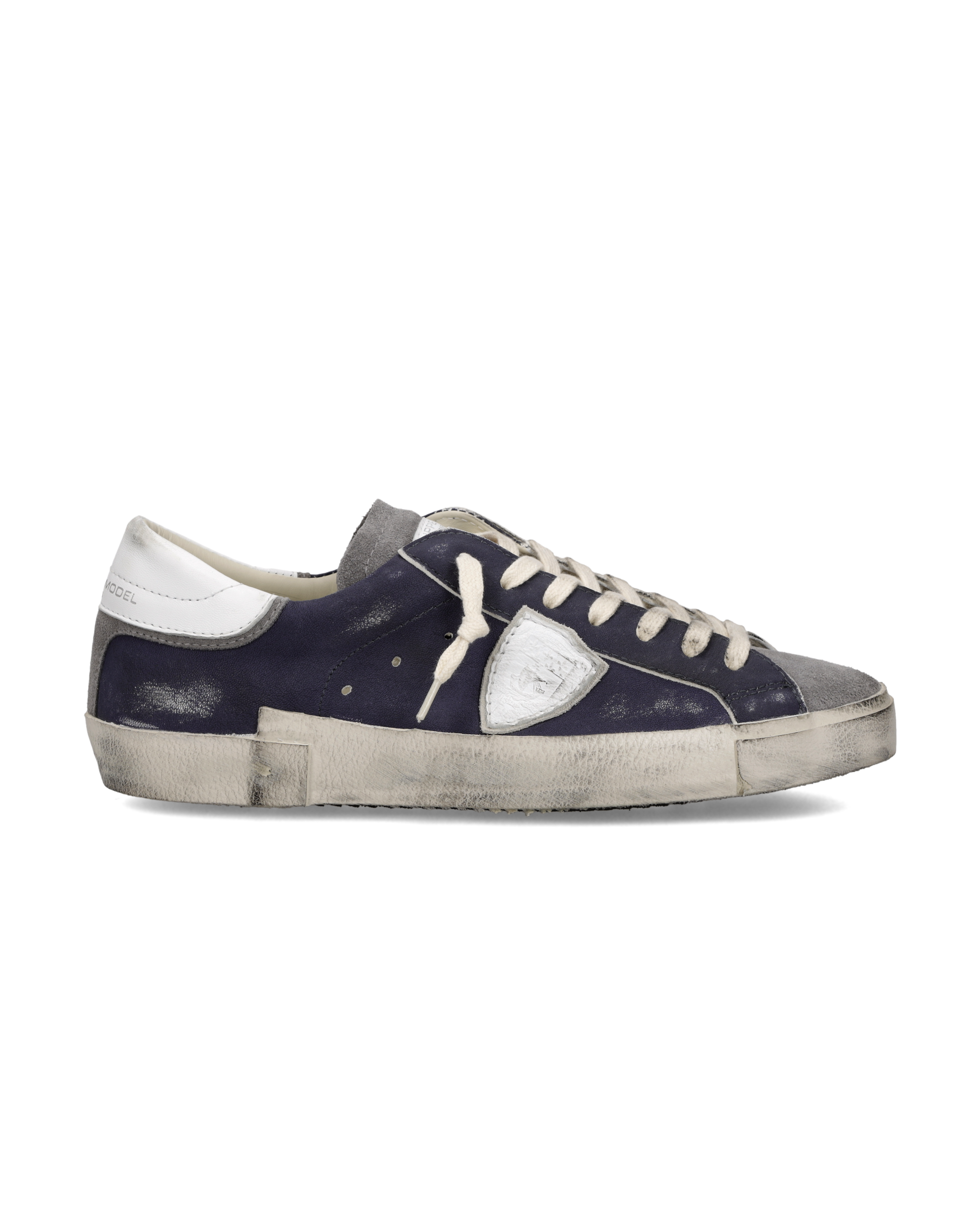 philippe-model-prsx-herren-sneaker-blau-grau image 1