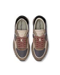 philippe-model-blville-sneaker-damen-grau-anthrazit-rosa image 5