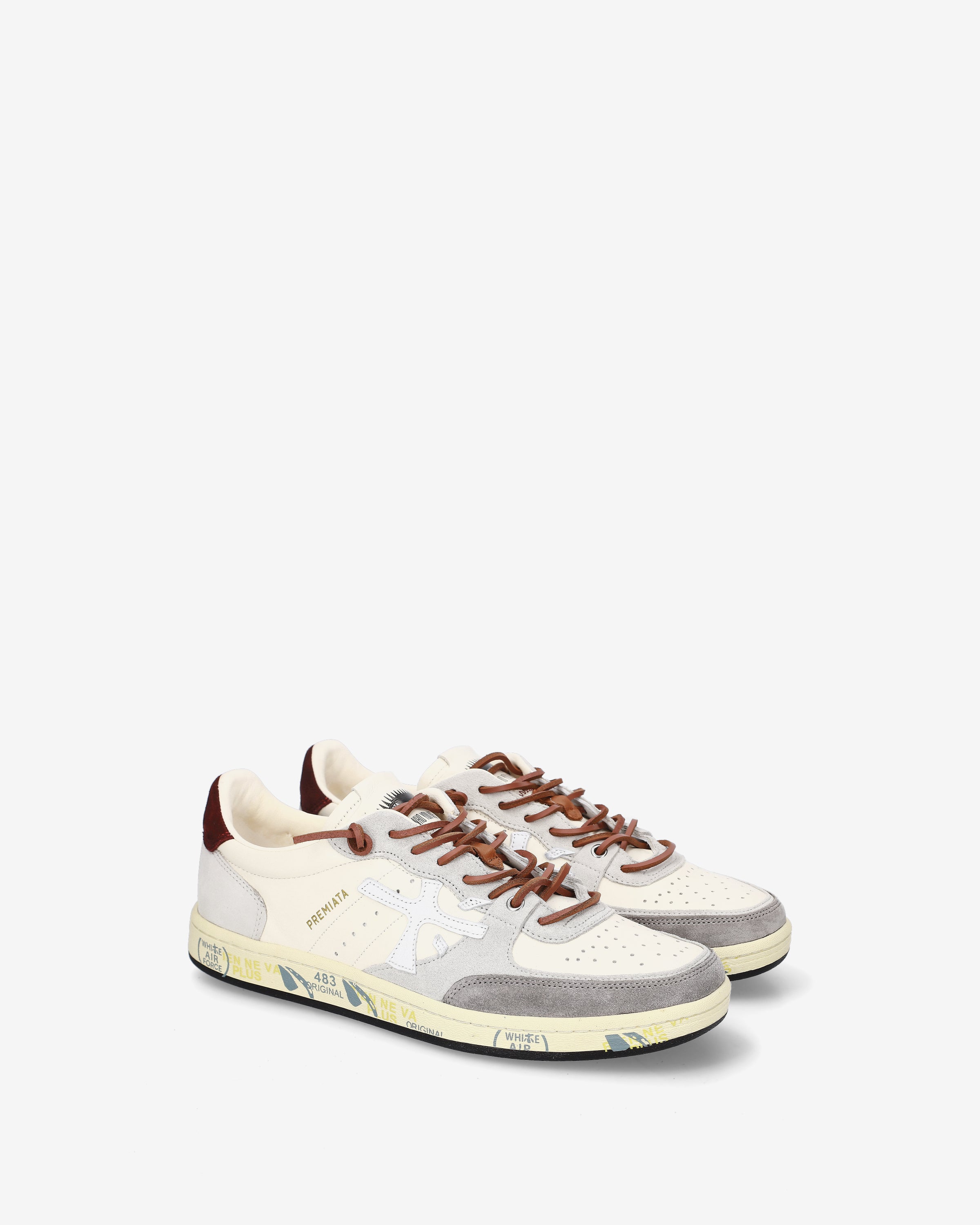 premiata-bskt-clay-7616-sneaker-herren-white image 2