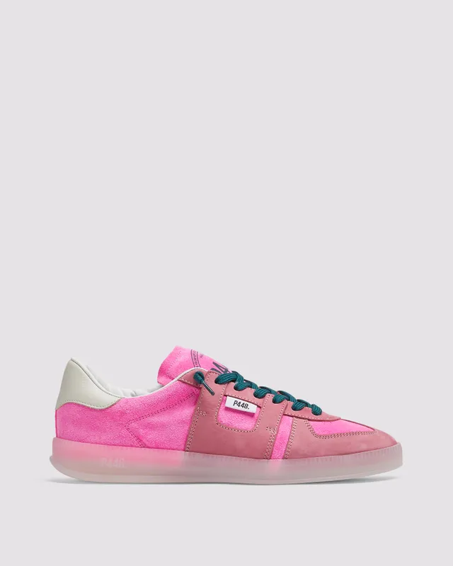 p448-monza-neon-pink-low-top-sneaker-pink image 1