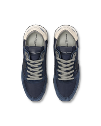 philippe-model-tropez-haute-sneaker-herren-bleu-oc-an-beurre image 5